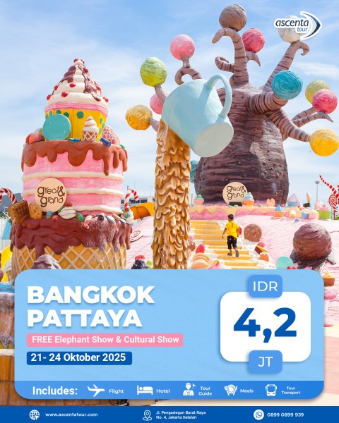 Tour Thailand Bangkok Pattaya 4D3N