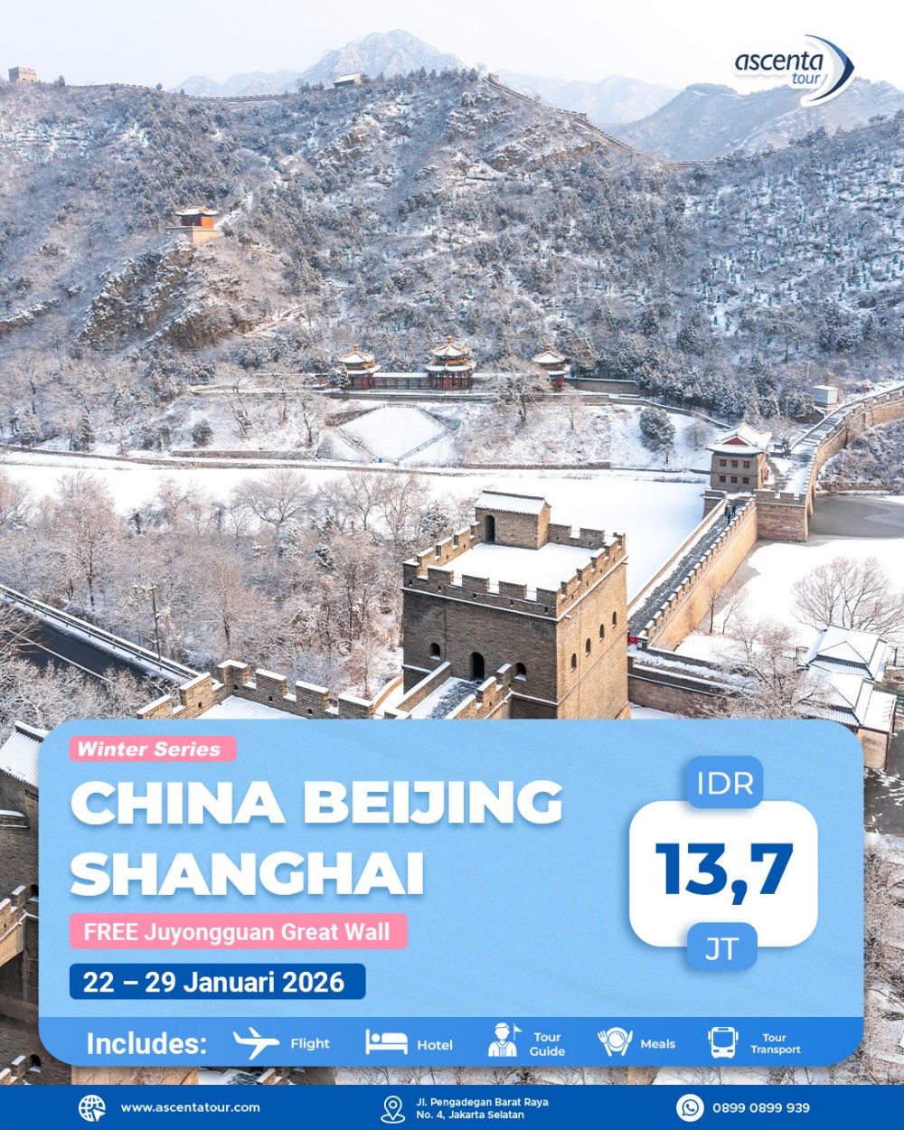 Tour Amazing China Beijing Shanghai 8D