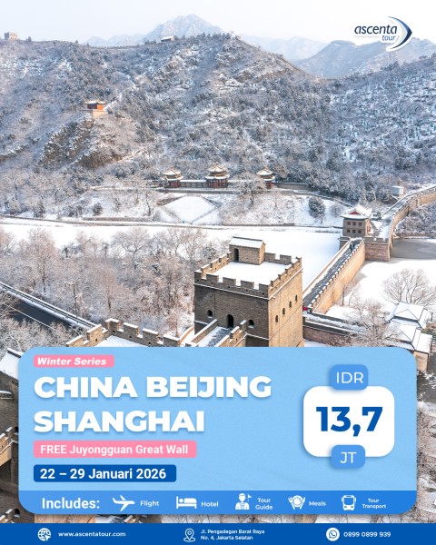 Tour Amazing China Beijing Shanghai 8D