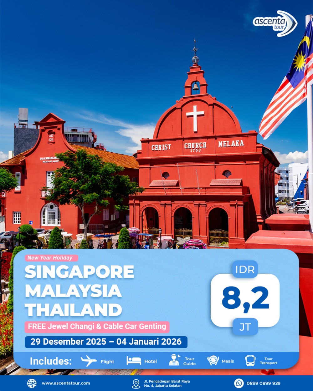 Tour 3 Negara Singapore Malaysia Thailand 7D6N