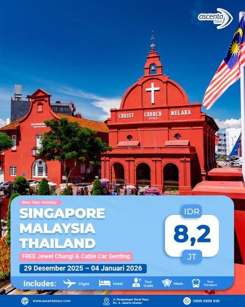 Tour 3 Negara Singapore Malaysia Thailand 7D6N