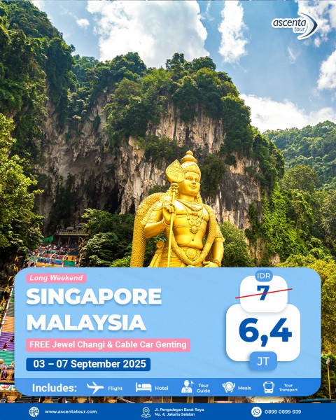 Tour Singapore Malaysia 5D4N