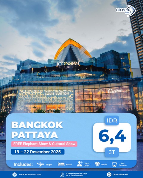 Tour Thailand Bangkok Pattaya 4D3N