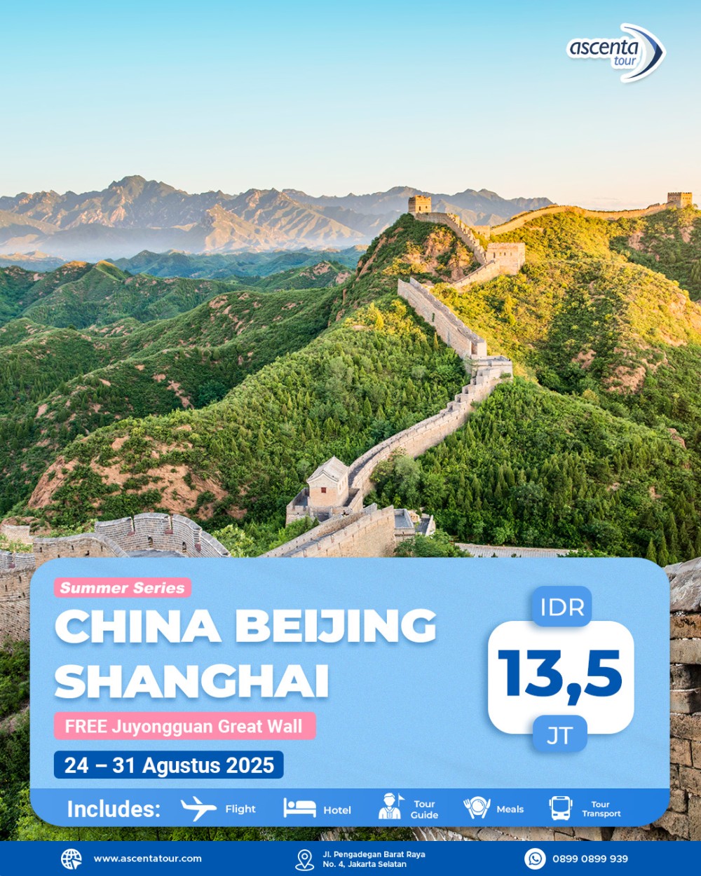 Tour China Beijing Shanghai 8D6N