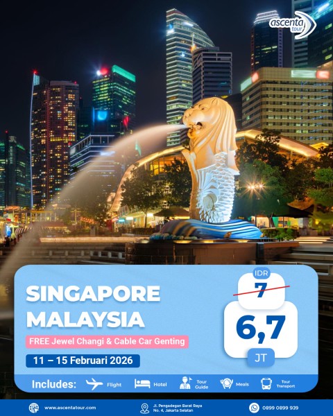 Tour Singapore Malaysia 5D4N