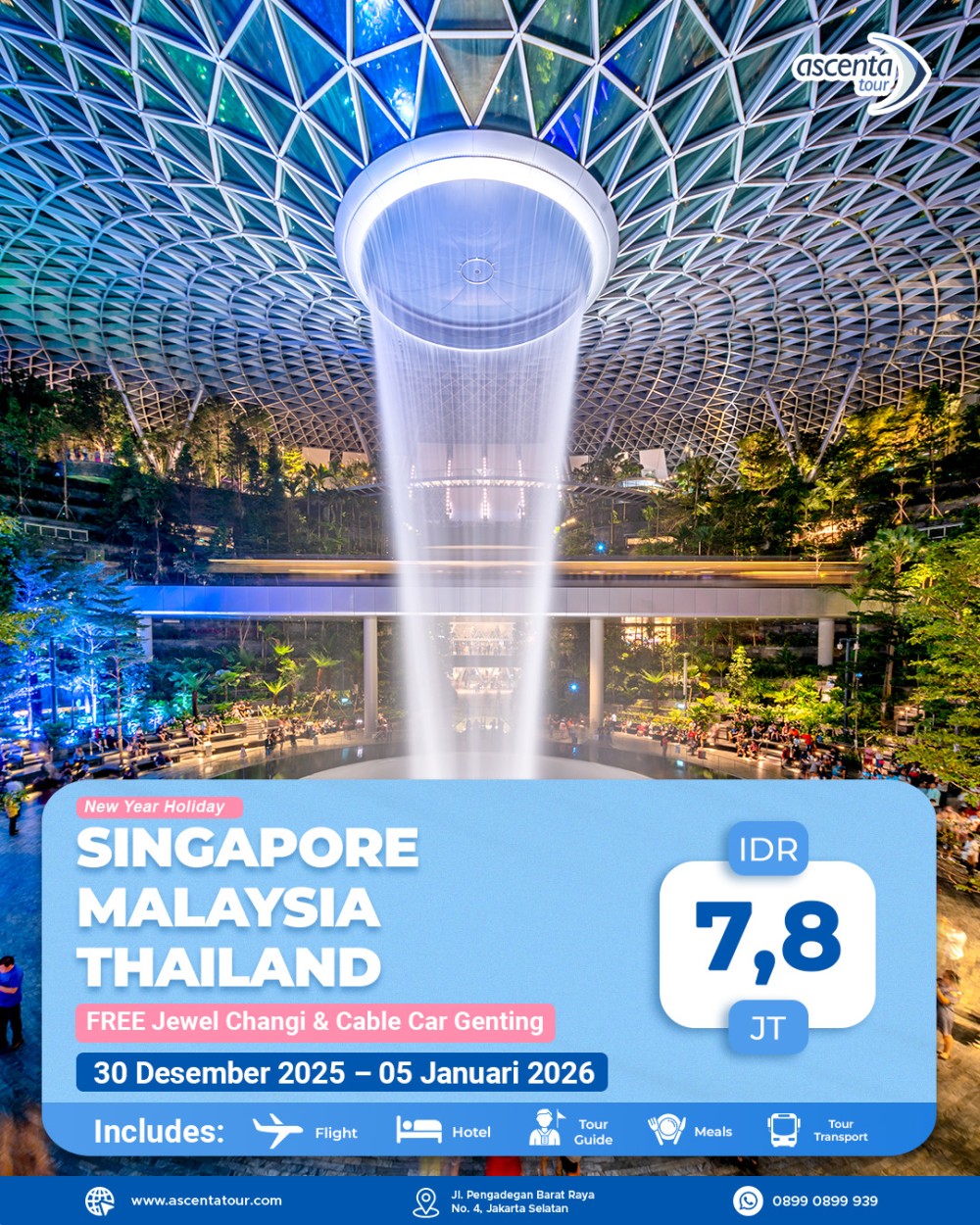 Tour 3 Negara Singapore Malaysia Thailand 7D6N