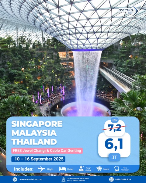 Tour 3 Negara Singapore Malaysia Thailand 7D6N