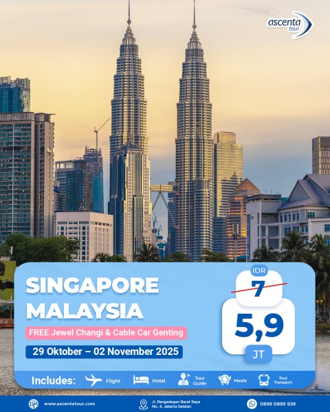 Tour Singapore Malaysia 5D4N