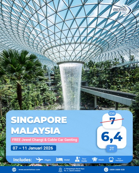 Tour Singapore Malaysia 5D4N