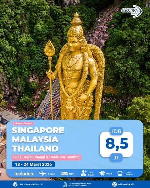 Tour 3 Negara Singapore Malaysia Thailand 7D6N
