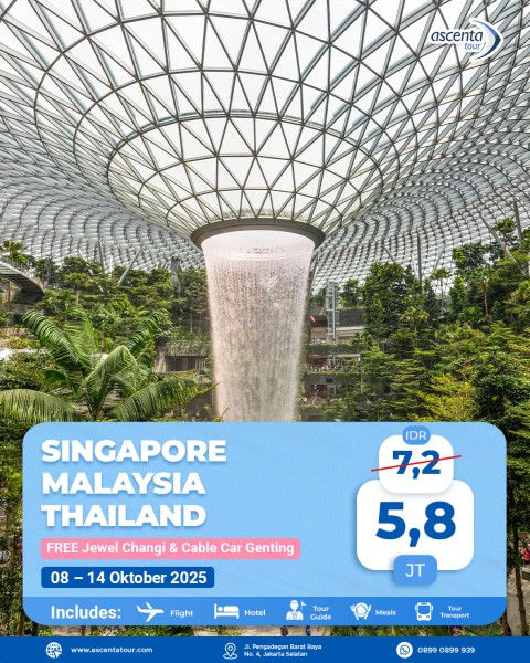 Tour 3 Negara Singapore Malaysia Thailand 7D6N
