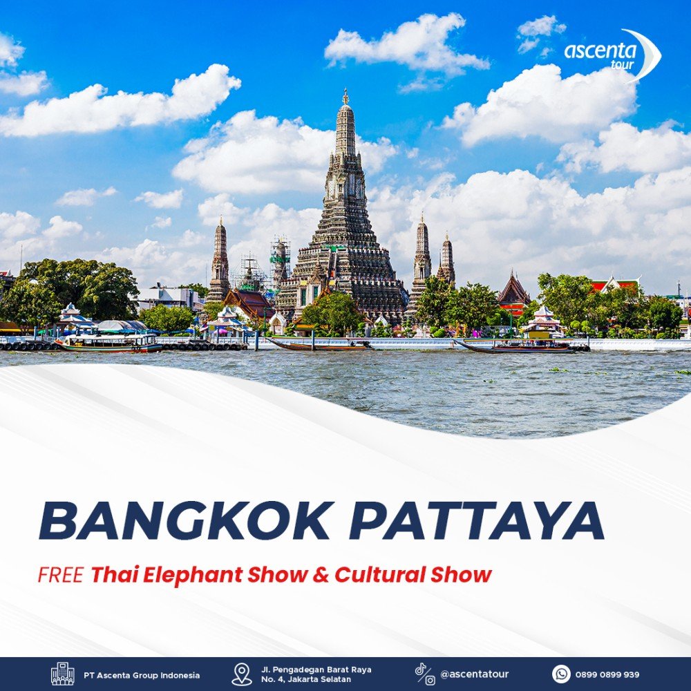 Tour Thailand Bangkok Pattaya 4D3N