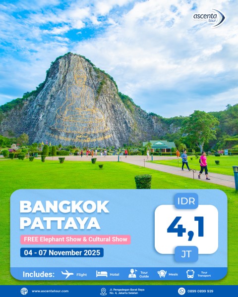 Tour Thailand Bangkok Pattaya 4D3N