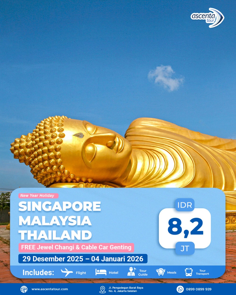 Tour 3 Negara Singapore Malaysia Thailand 7D6N