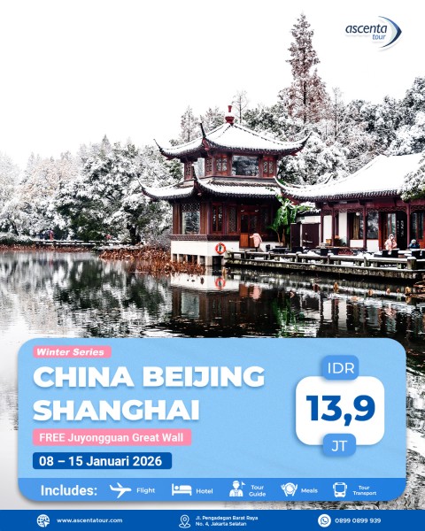 Tour Amazing China Beijing Shanghai 8D