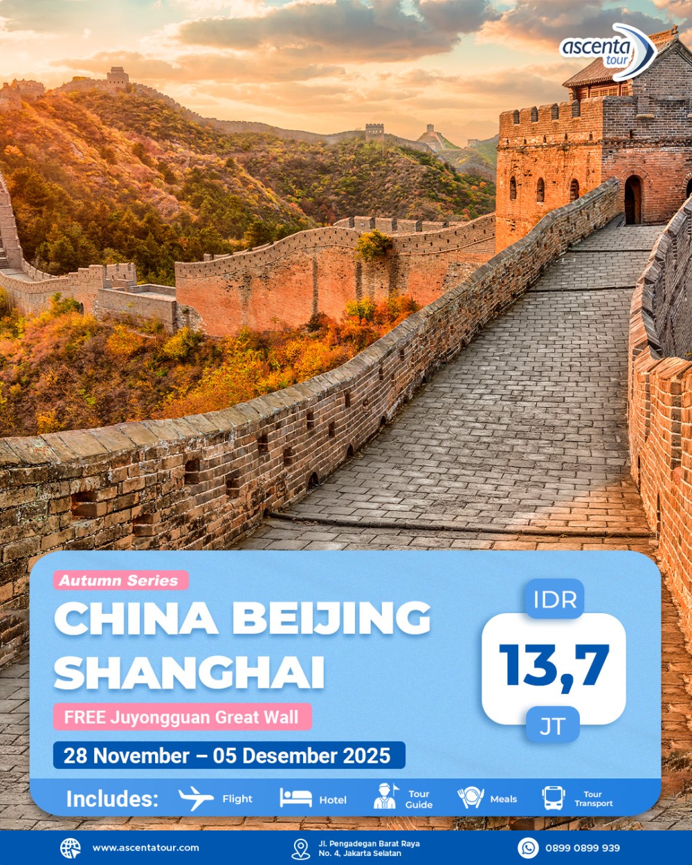 Tour Amazing China Beijing Shanghai 8D