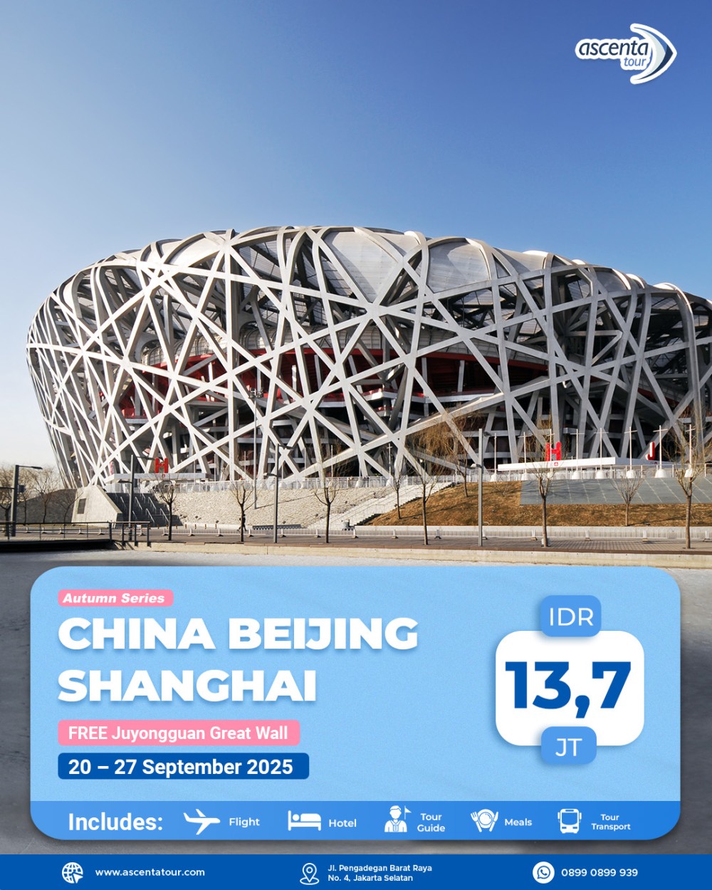 Tour China Beijing Shanghai 8D6N