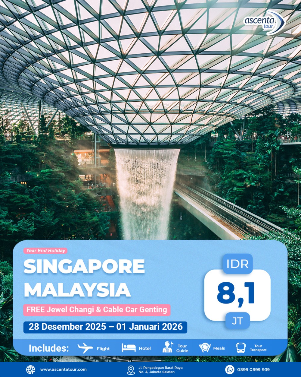 Tour Singapore Malaysia 5D4N