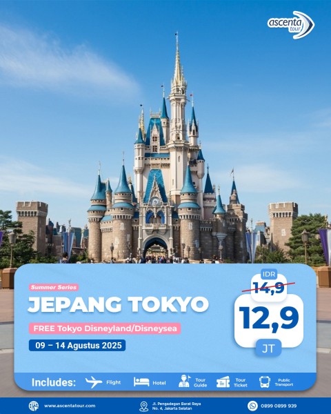 Tour Jepang Tokyo 6D4N