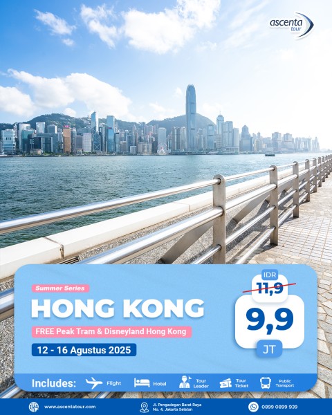 Tour Hong Kong 5D3N (FREE HONG KONG DISNEYLAND)