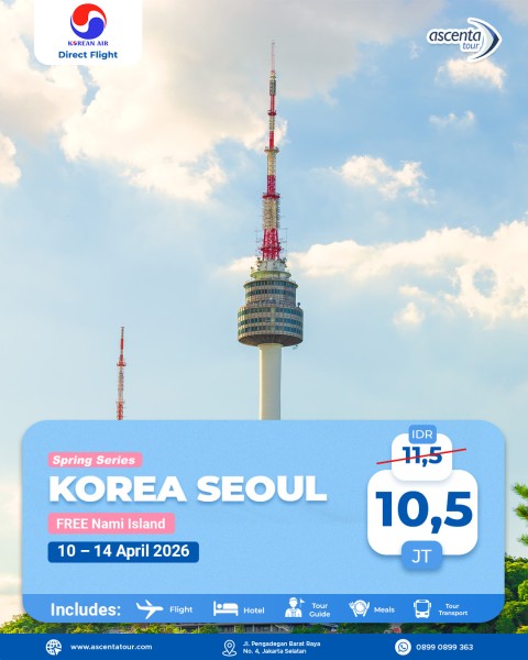 TOUR KOREA 5D DIRECT FLIGHT BY KE