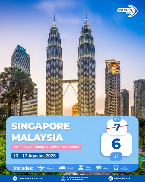 Tour Singapore Malaysia 5D4N