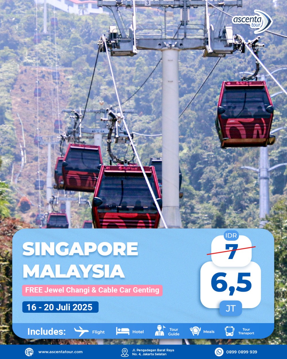 Tour Singapore Malaysia 5D4N