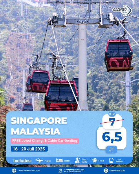 Tour Singapore Malaysia 5D4N