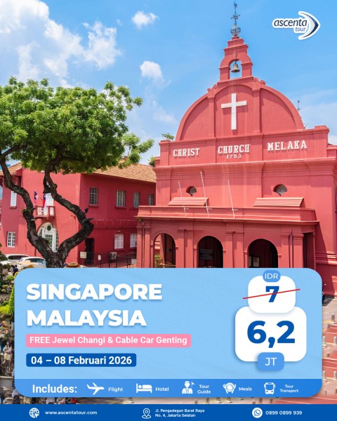 Tour Singapore Malaysia 5D4N
