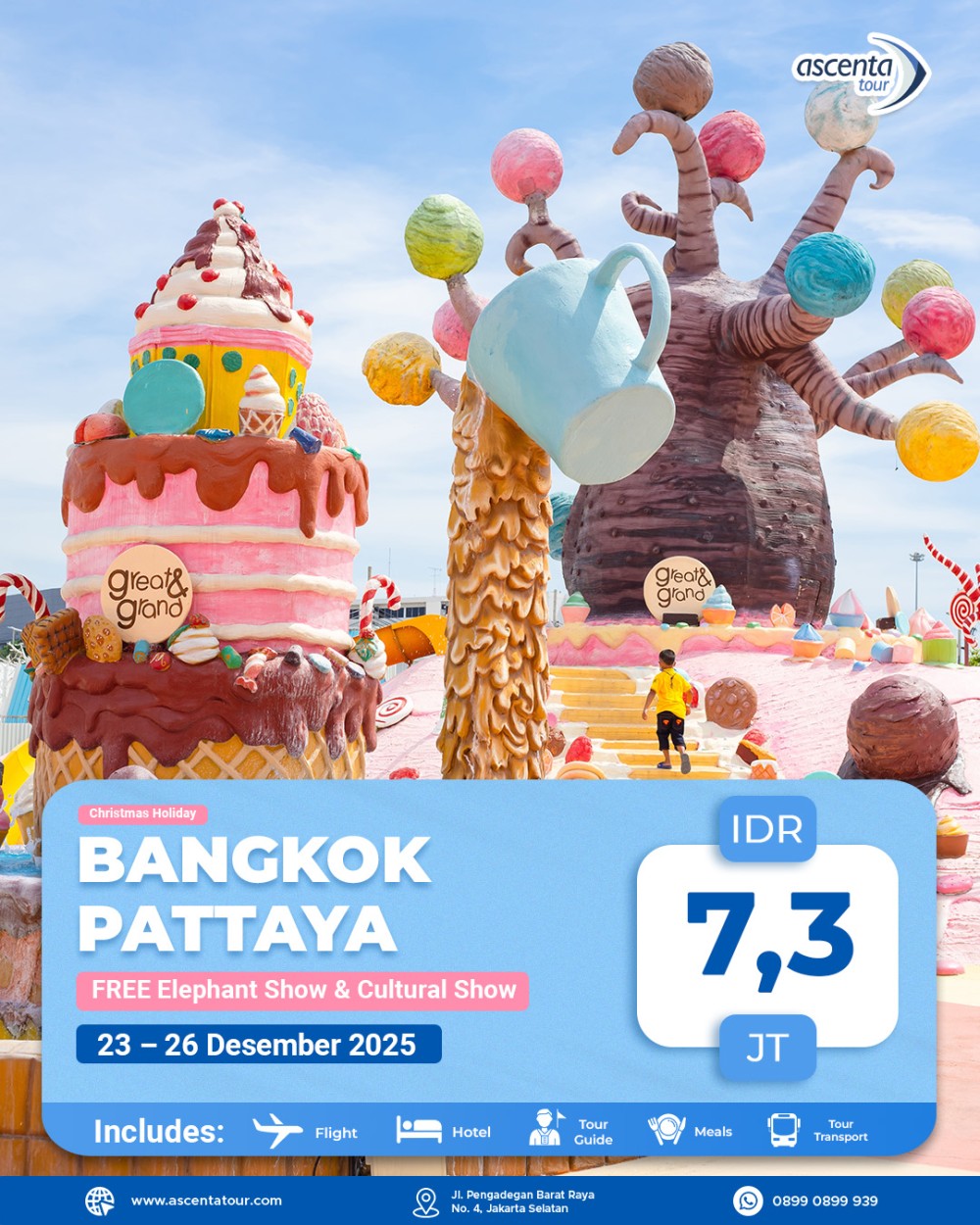 Tour Thailand Bangkok Pattaya 4D3N