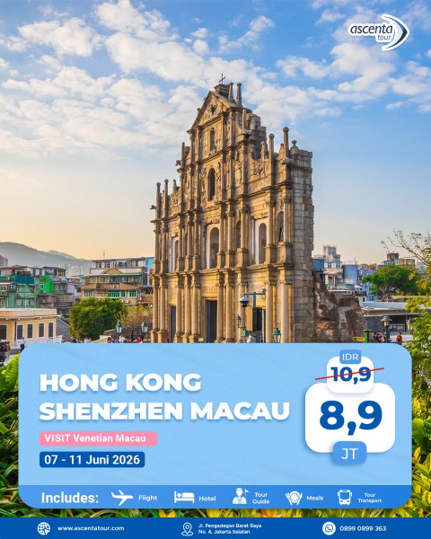 Tour Hong Kong Shenzhen Macau 5D