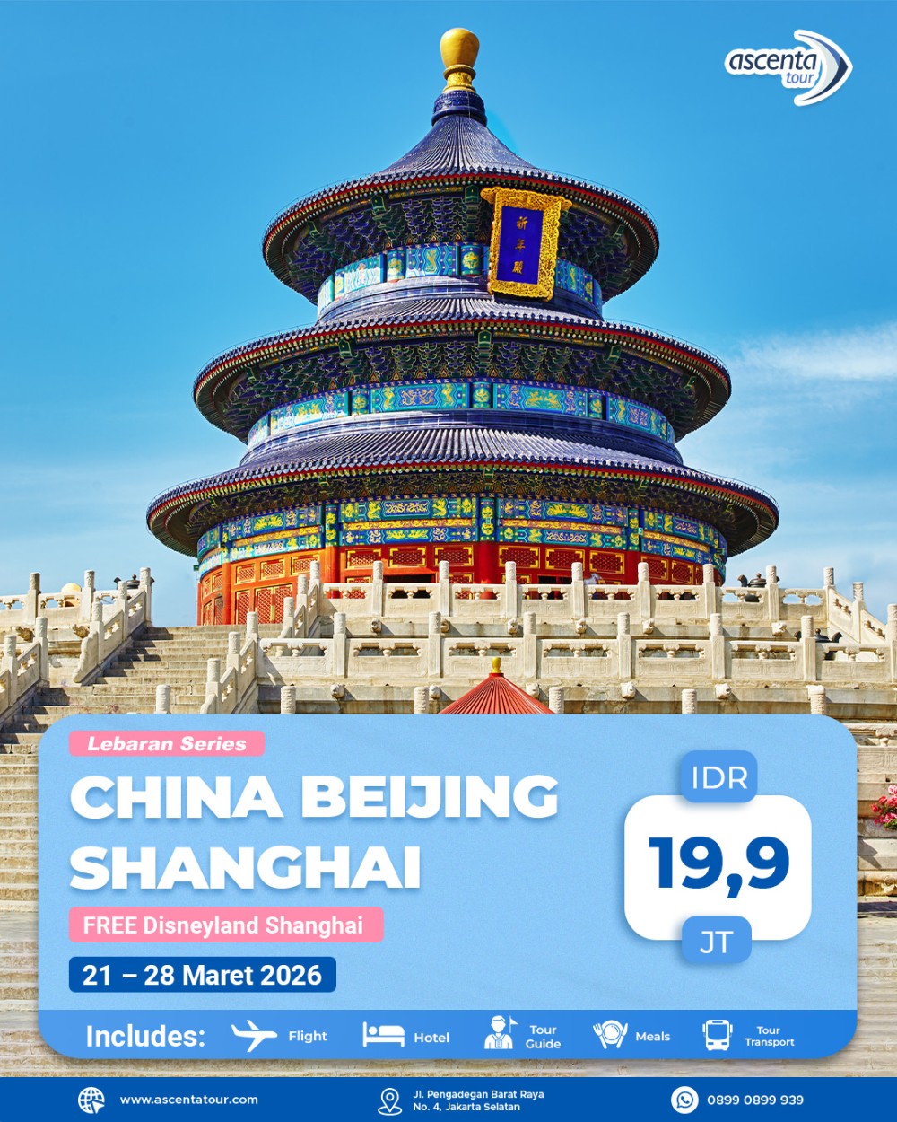 Tour Amazing China Beijing Shanghai Lebaran 8D