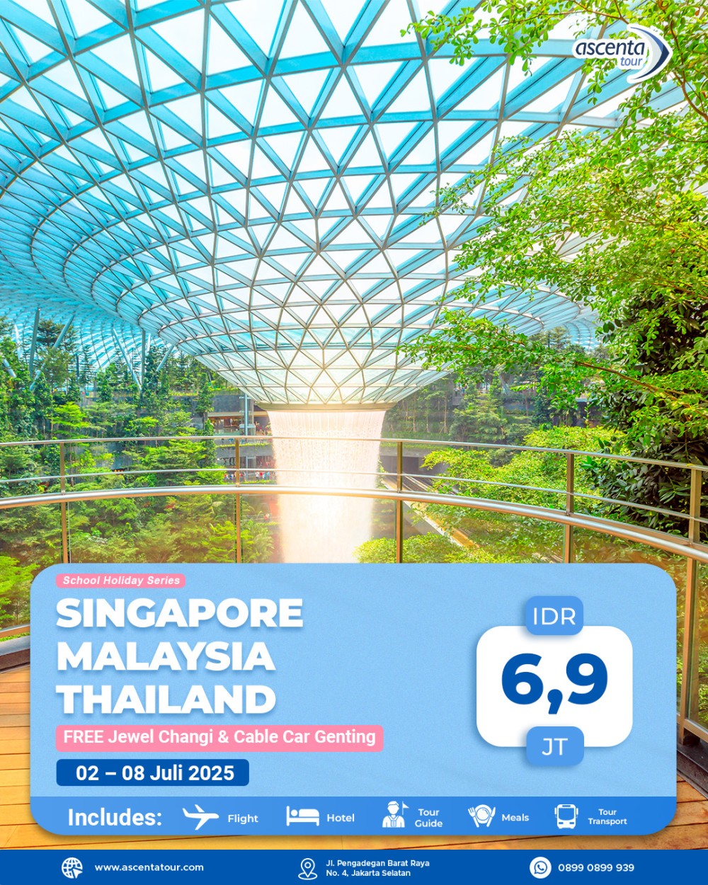 Tour 3 Negara Singapore Malaysia Thailand 7D6N