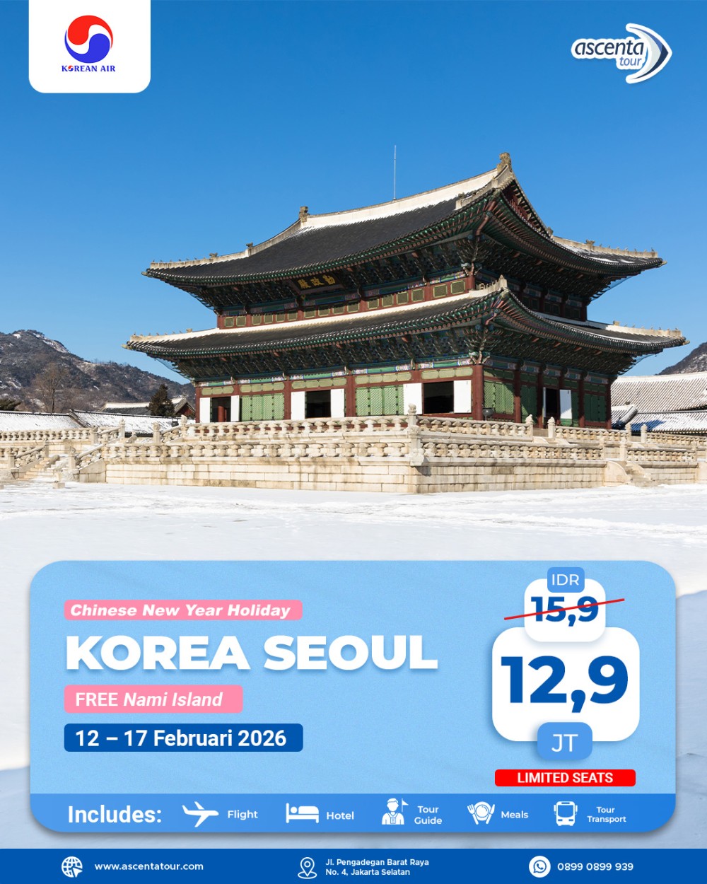 KOREA OPEN TRIP 6D BY KE