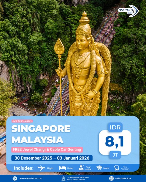 Tour Singapore Malaysia 5D4N