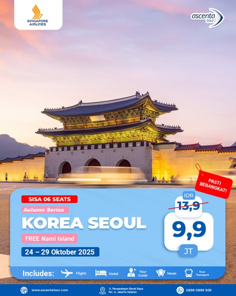 KOREA 6D AUTUMN SERIES 6D3N