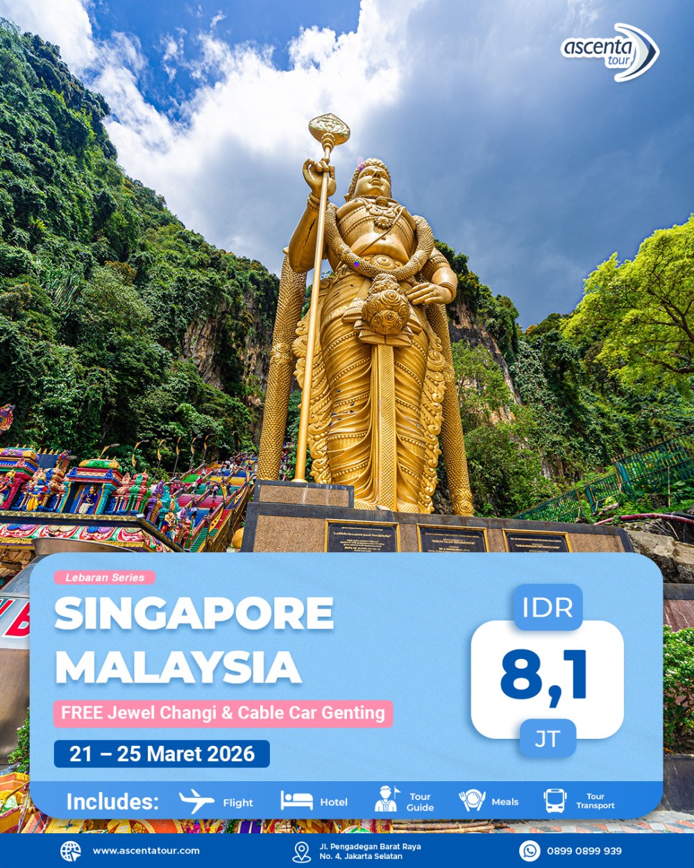 Tour Singapore Malaysia 5D4N