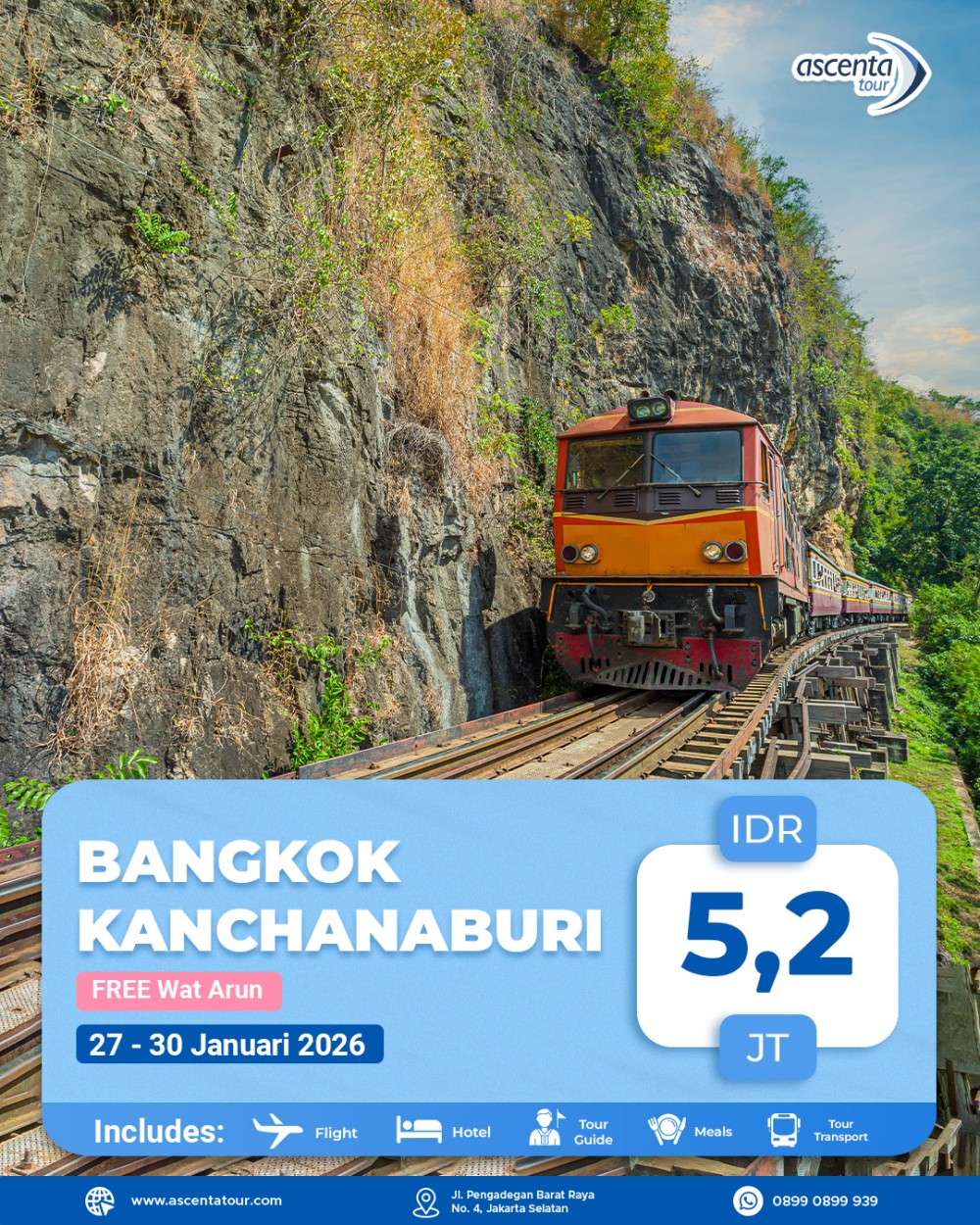 Tour Thailand Bangkok Kanchanaburi