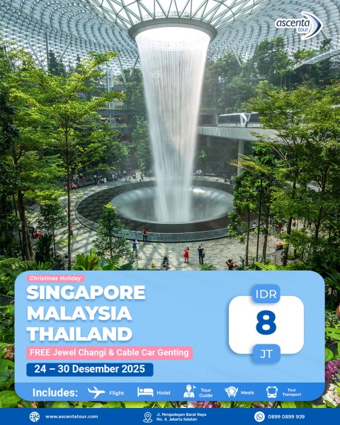 Tour 3 Negara Singapore Malaysia Thailand 7D6N