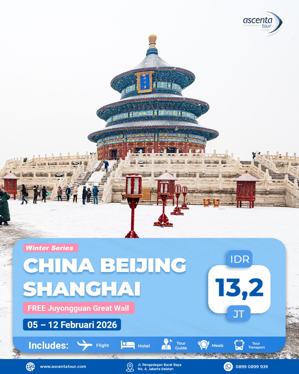 Tour Amazing China Beijing Shanghai 8D