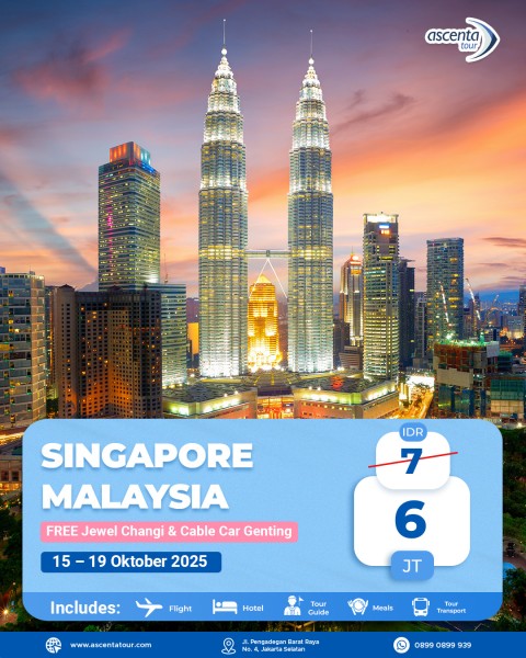 Tour Singapore Malaysia 5D4N