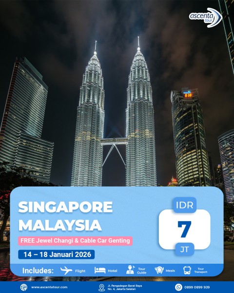 Tour Singapore Malaysia 5D4N