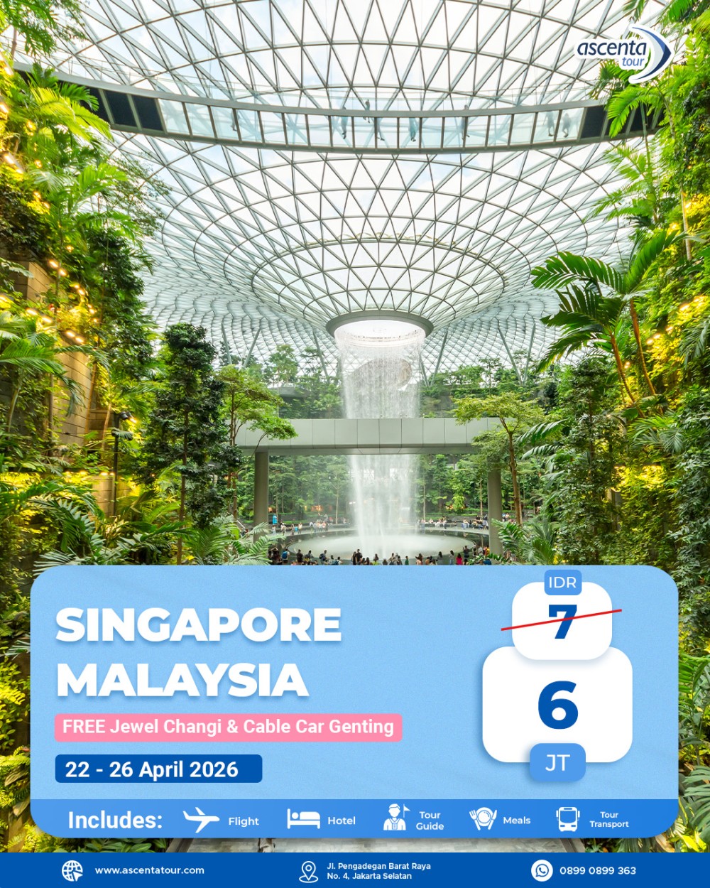 Tour Singapore Malaysia 5D4N