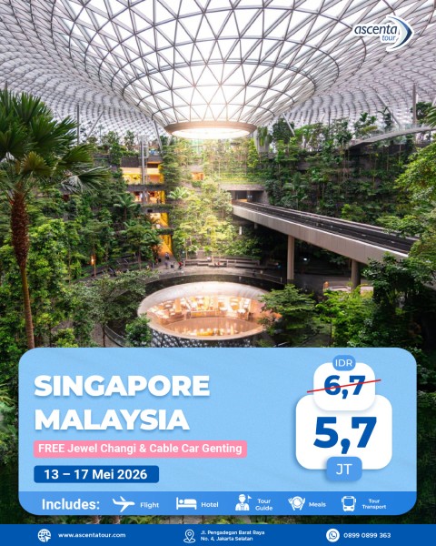 Tour Singapore Malaysia 5D4N