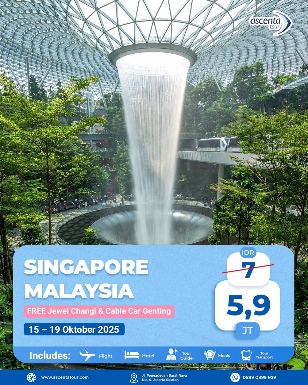 Tour Singapore Malaysia 5D4N