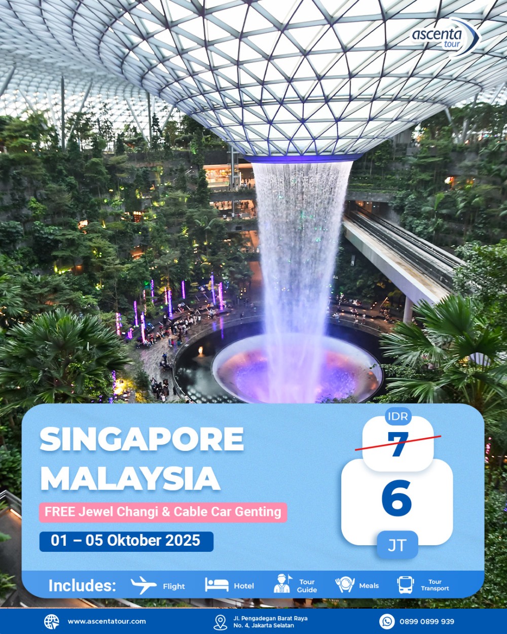Tour Singapore Malaysia 5D4N