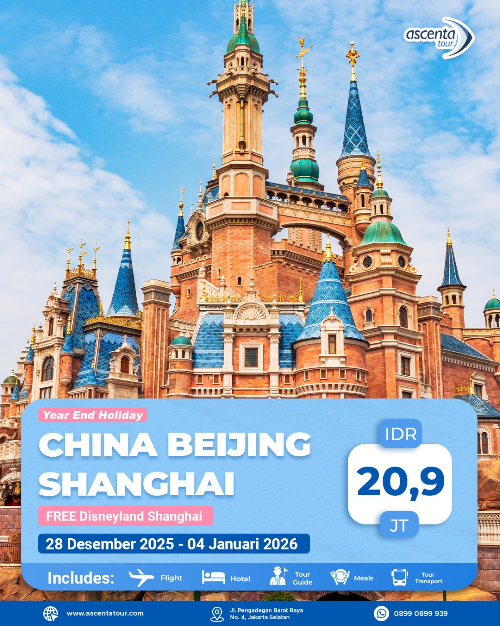 Tour Amazing China Beijing Shanghai Year End 8D