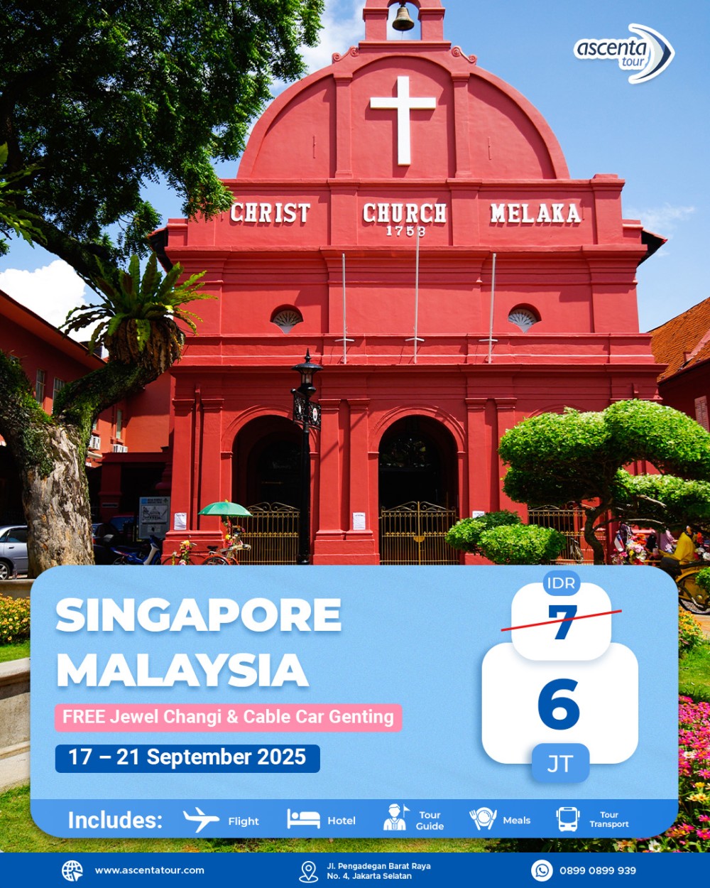Tour Singapore Malaysia 5D4N