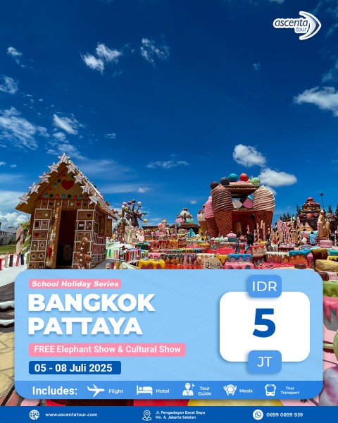 Tour Thailand Bangkok Pattaya 4D3N