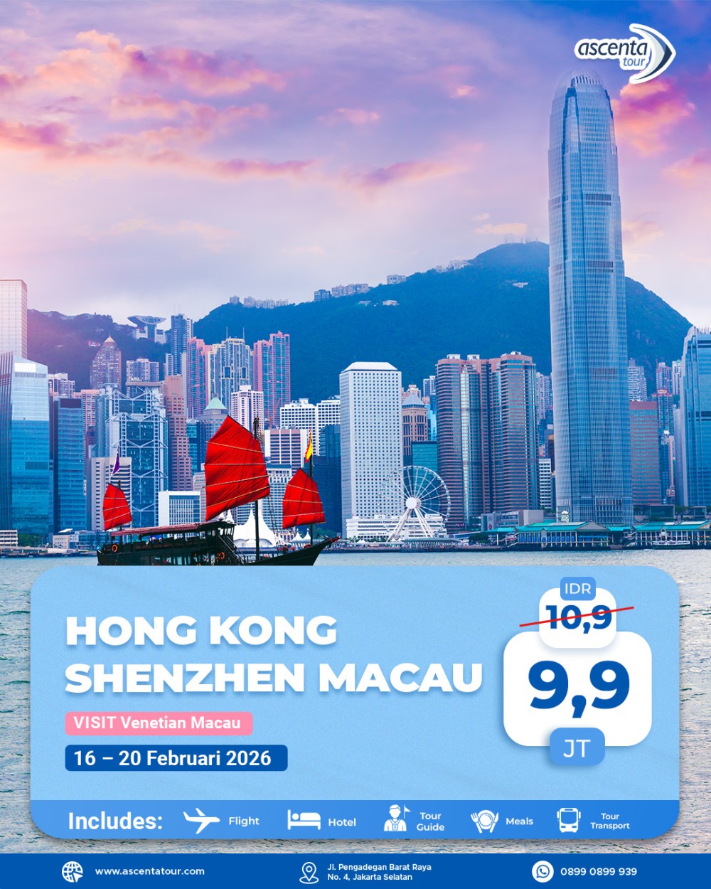 Tour Hong Kong Shenzhen Macau 5D